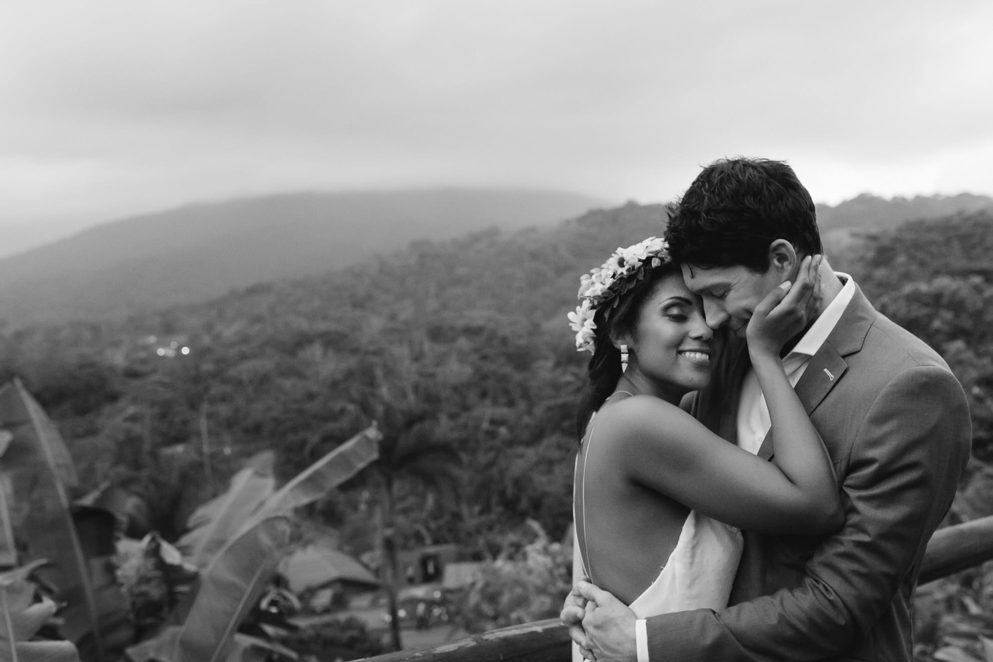 portraits after the volcano wedding ceremony in Arenal Costa Rica