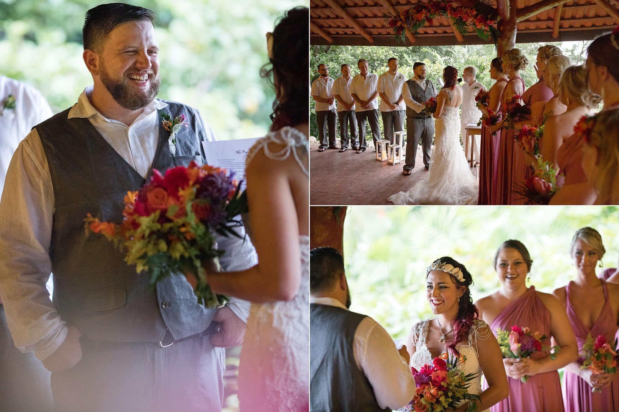 Shots from the ceremony