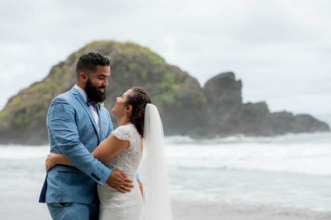 A dream destination wedding on the beach