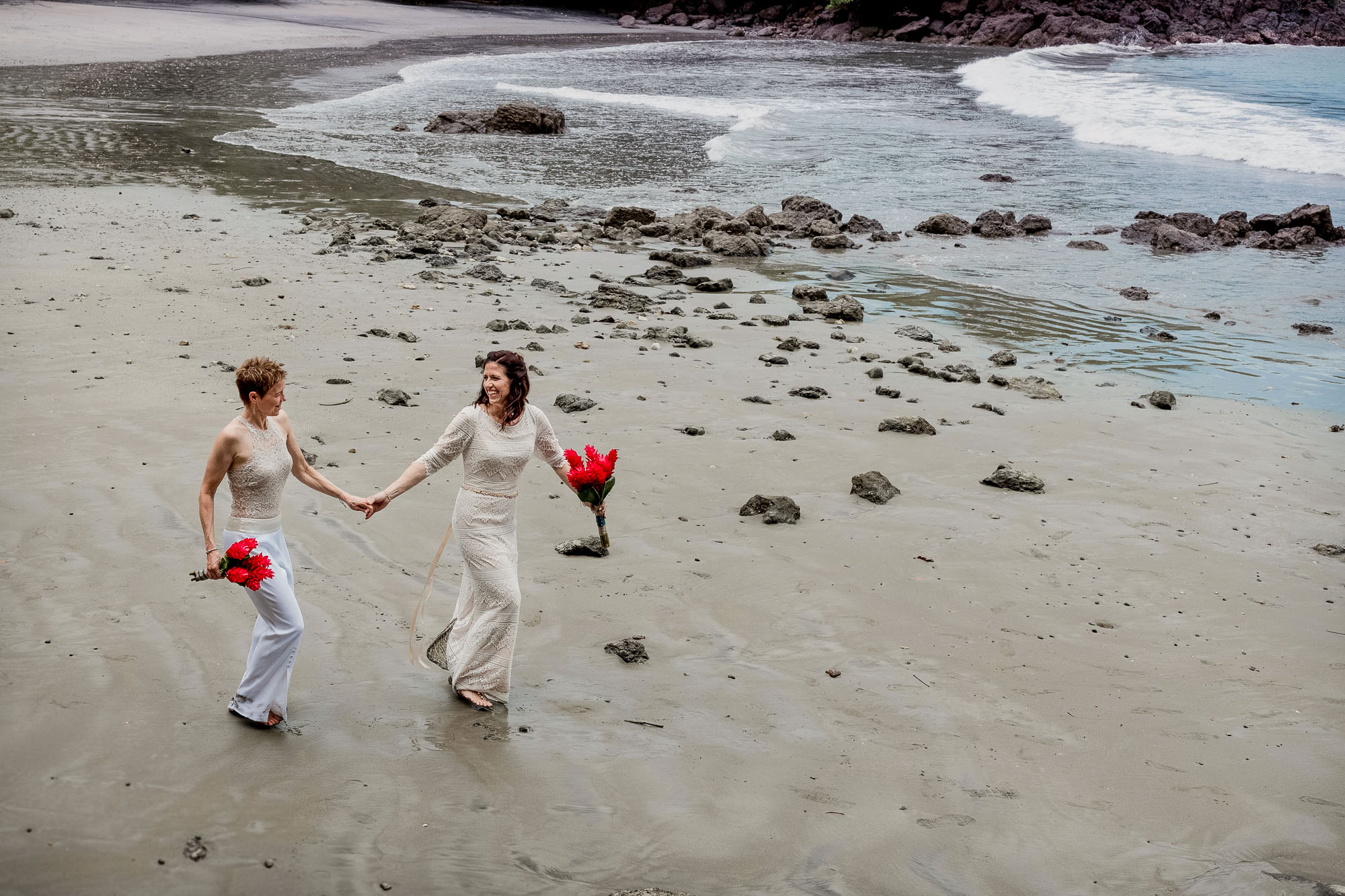 same sex wedding tulemar beach