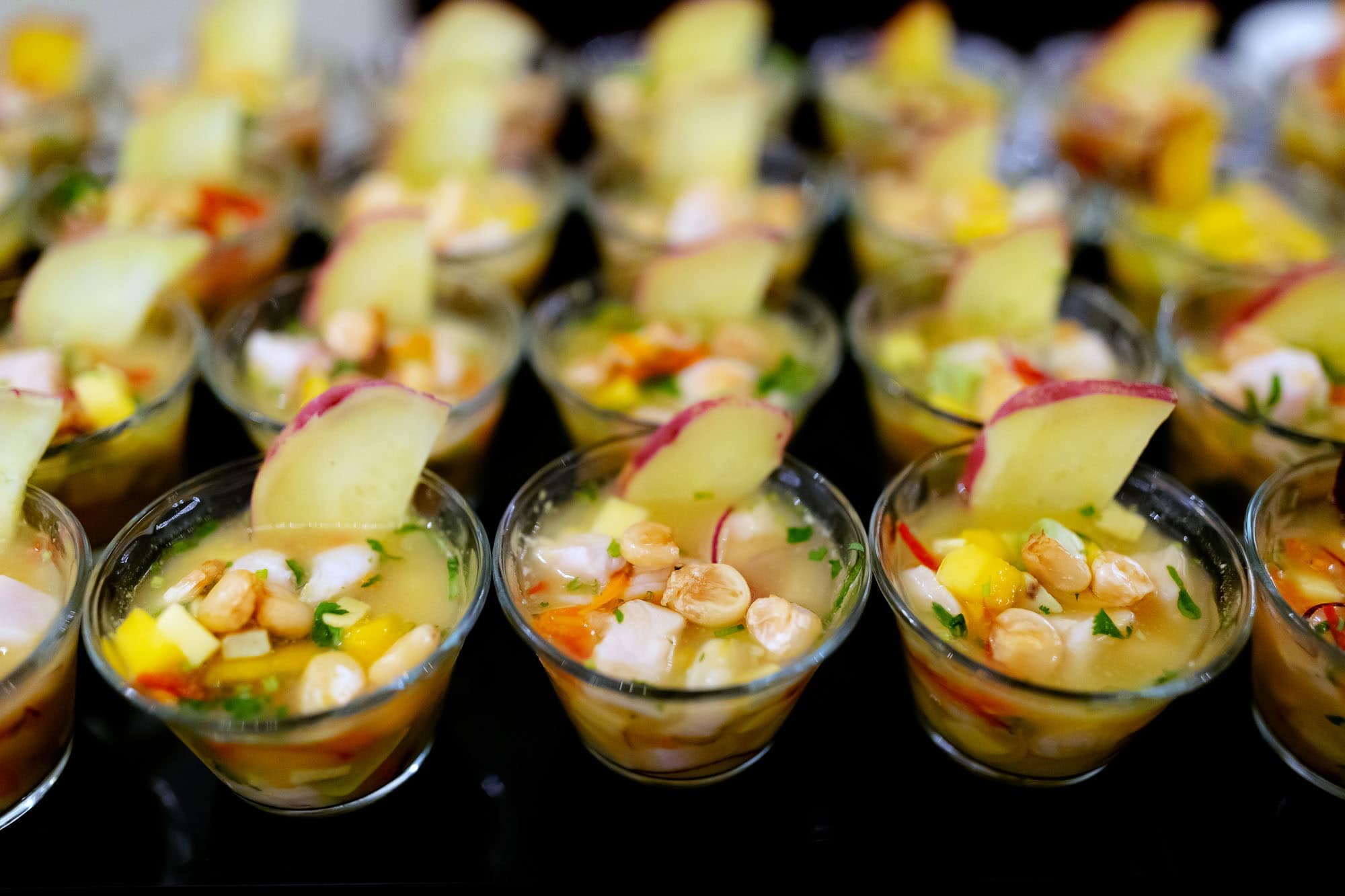 ceviche at wedding