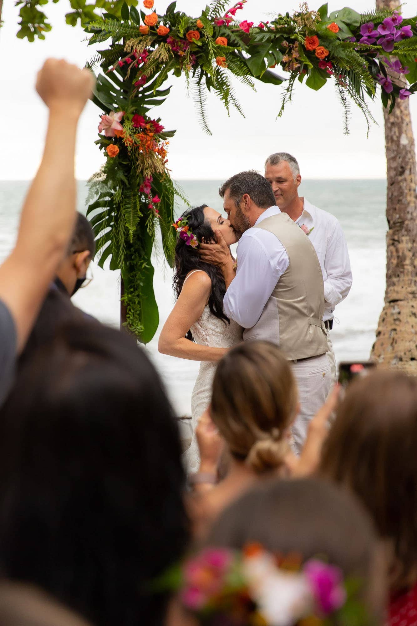 ceremony at an eco resort in Costa Rica