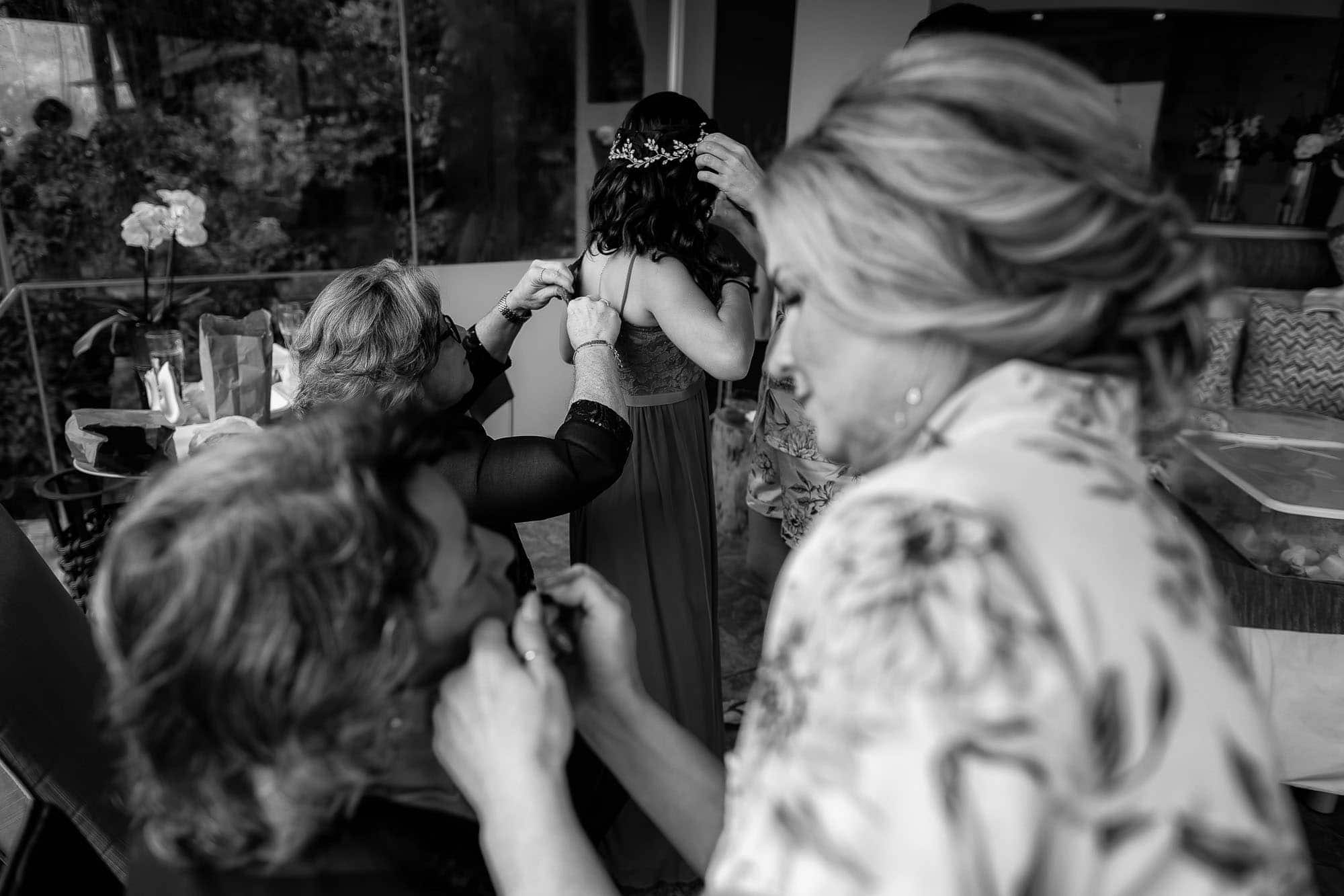 Getting ready is part of the Costa Rica wedding experience!