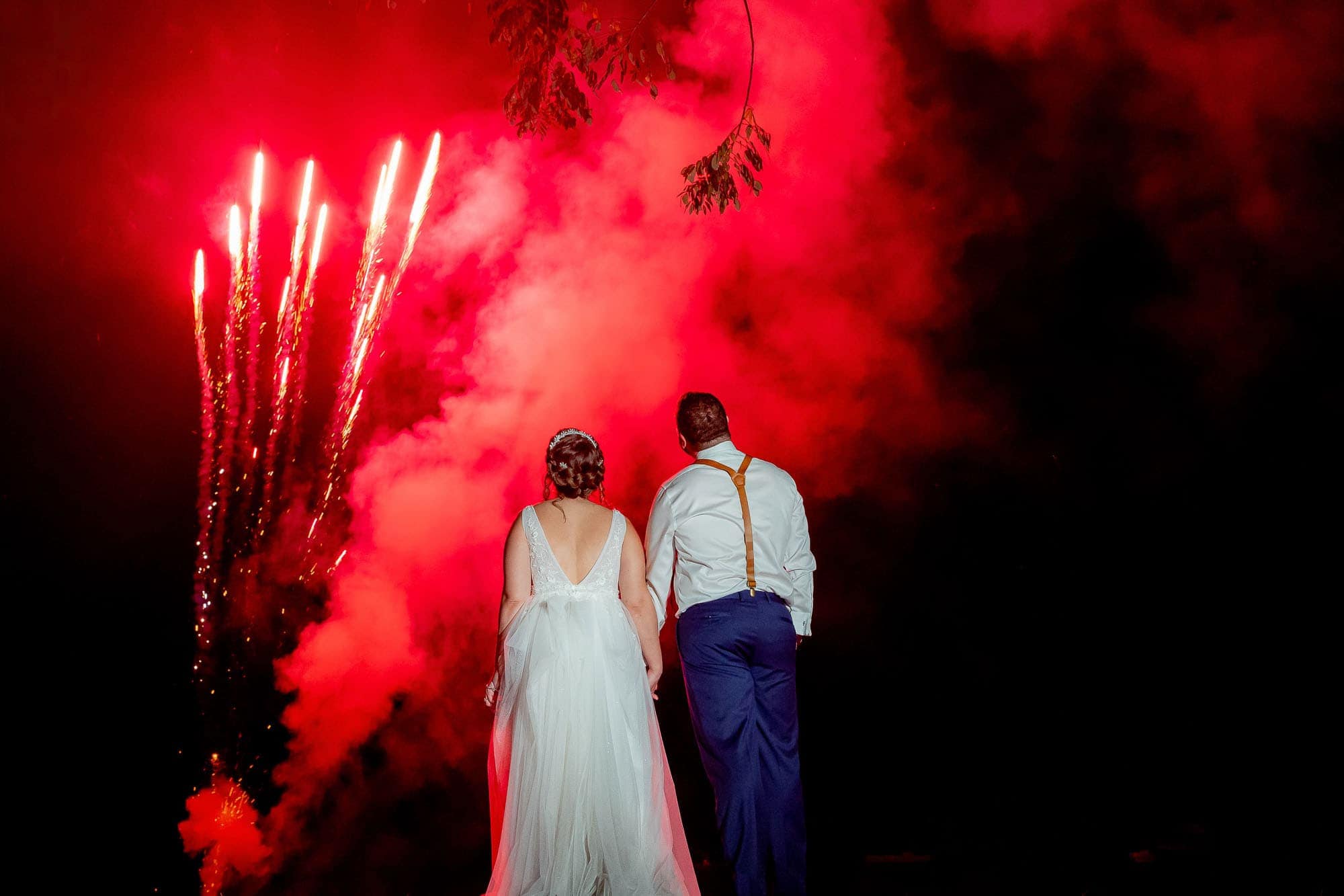 fireworks show to delight at a dream wedding