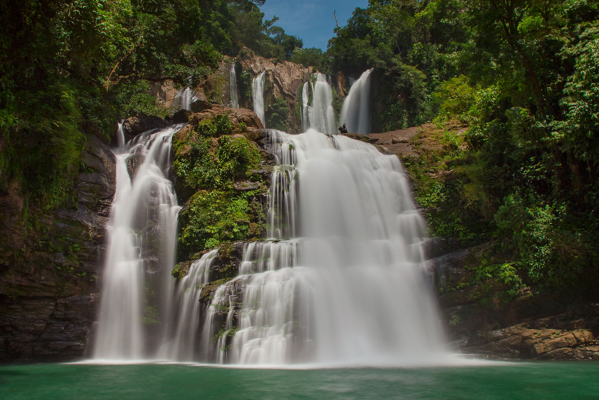 Nauyaca waterfall in costa rica