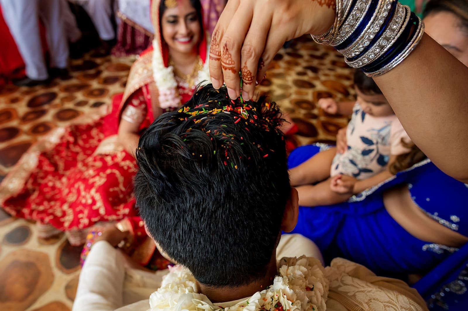 wedding detail at Hindu Wedding