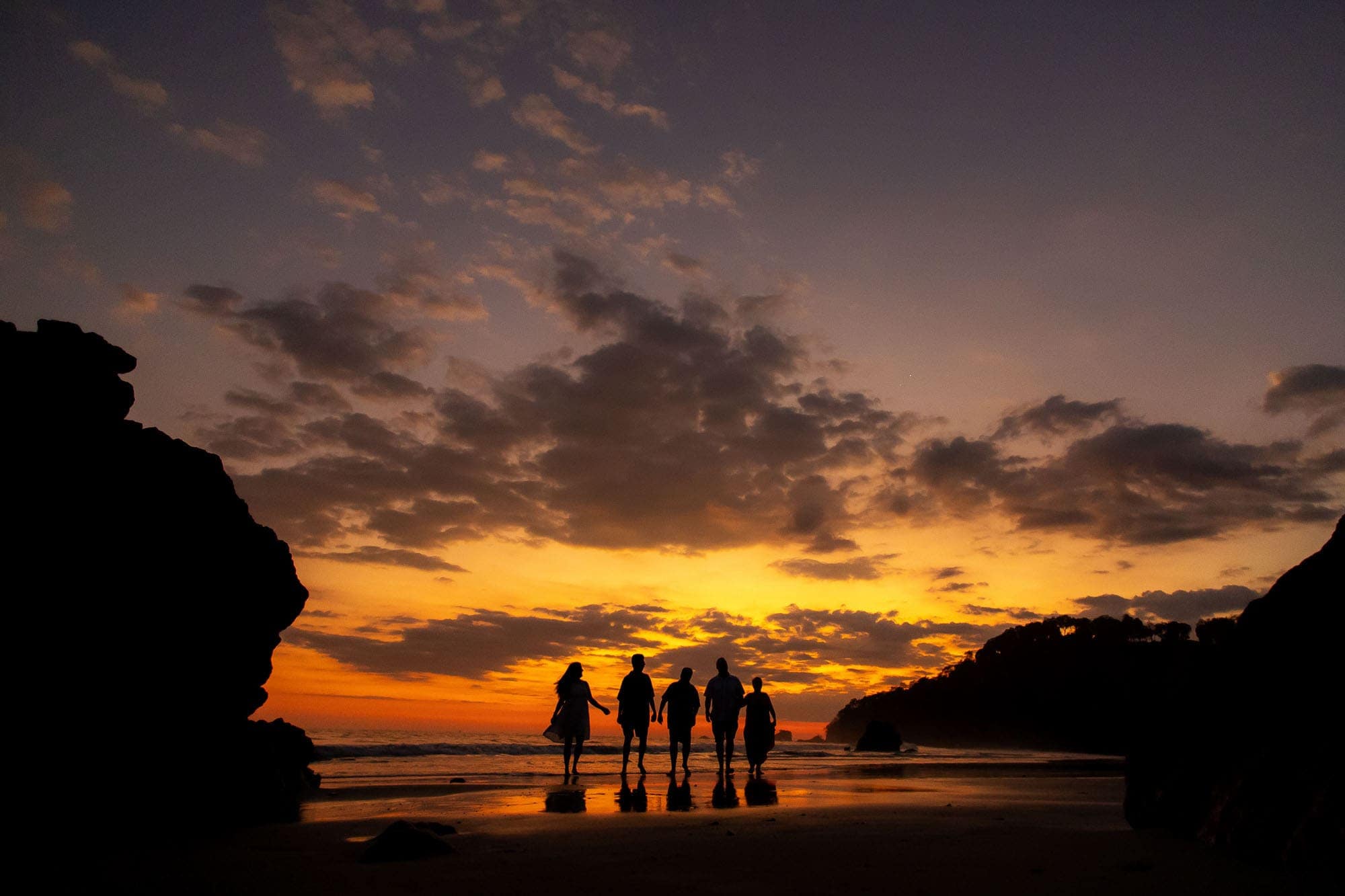 sunset photos in costa rica
