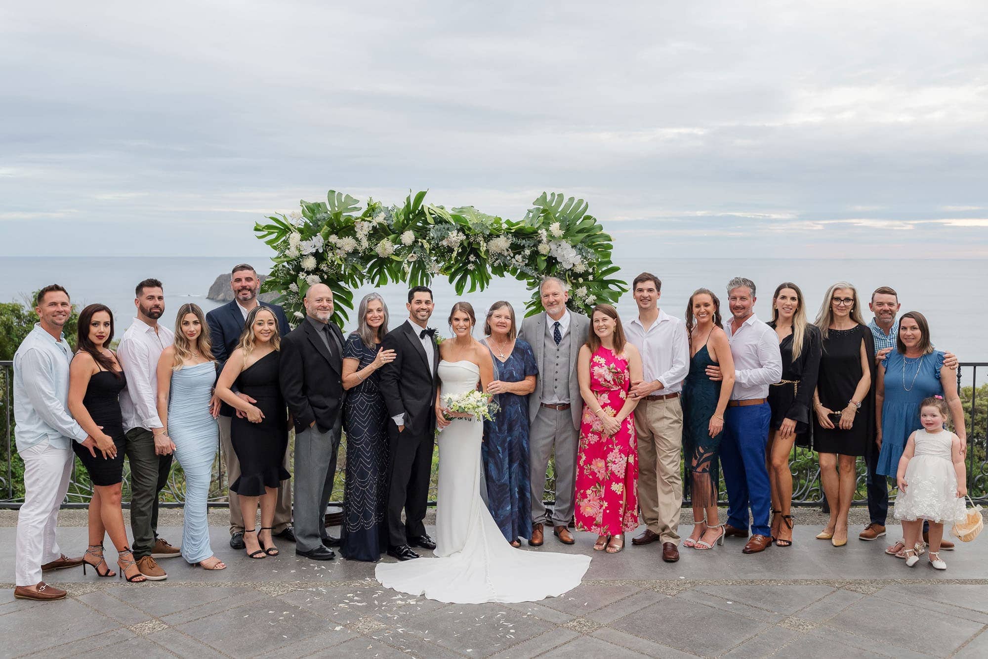 family formals at costa rica wedding